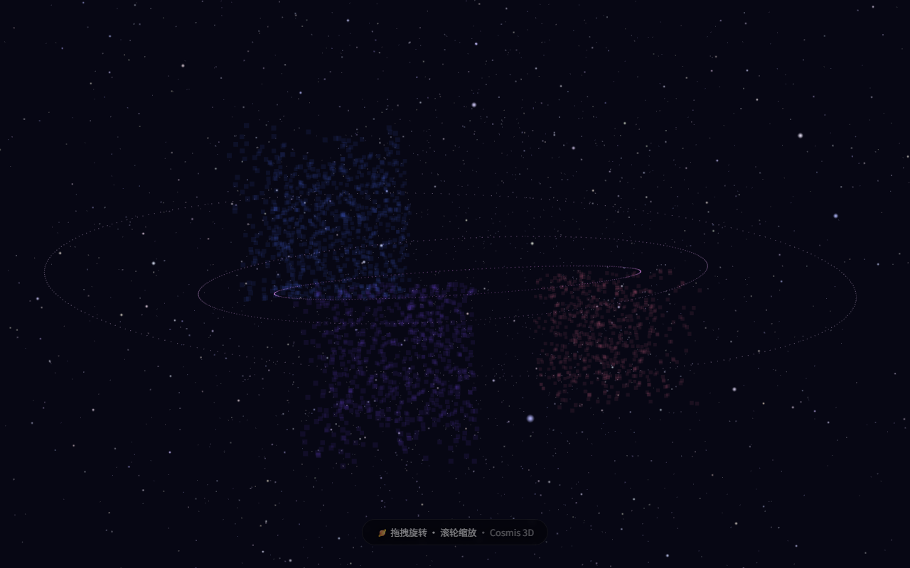 Cosmic 3D — 三维宇宙可视化